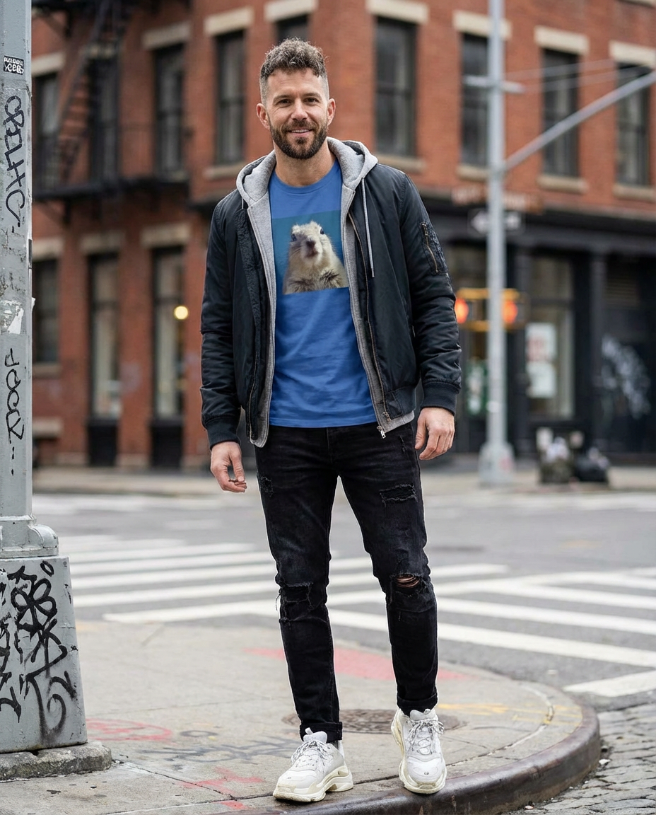 Frazzled and Surprised, Wildlife Clothing, Eco-Friendly Fashion, Moss Apparel, Unisex T-Shirt Fuel