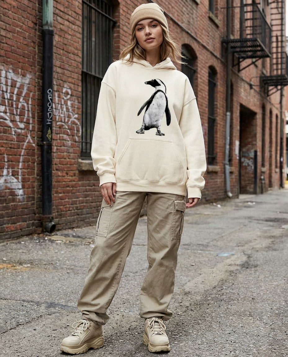 Dancing Penguin, Moss Apparel, Unisex Hoodie Fuel