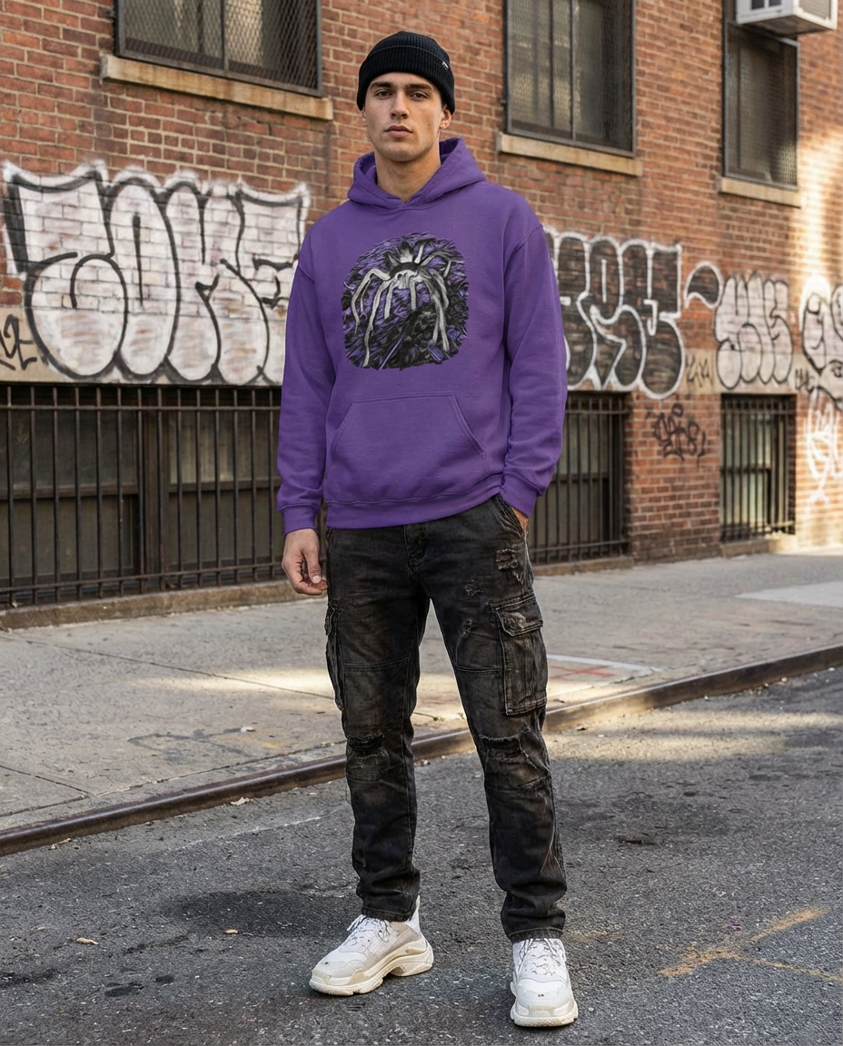 Tarantula, Spider Fan, wild clothing, Moss Apparel, Unisex Crewneck Sweatshirt Fuel