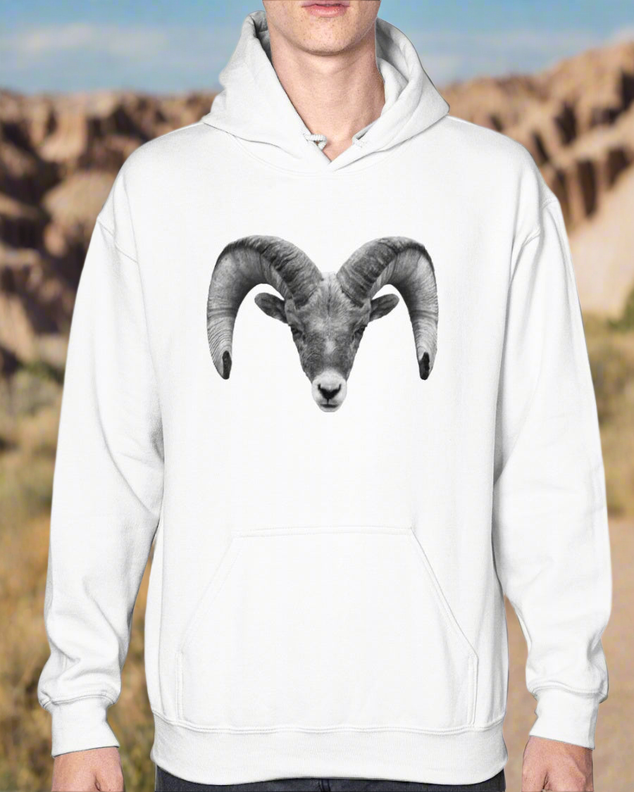 Bighorn Sheep, The WYldlife Fund, Moss Apparel, Hoodie Fuel