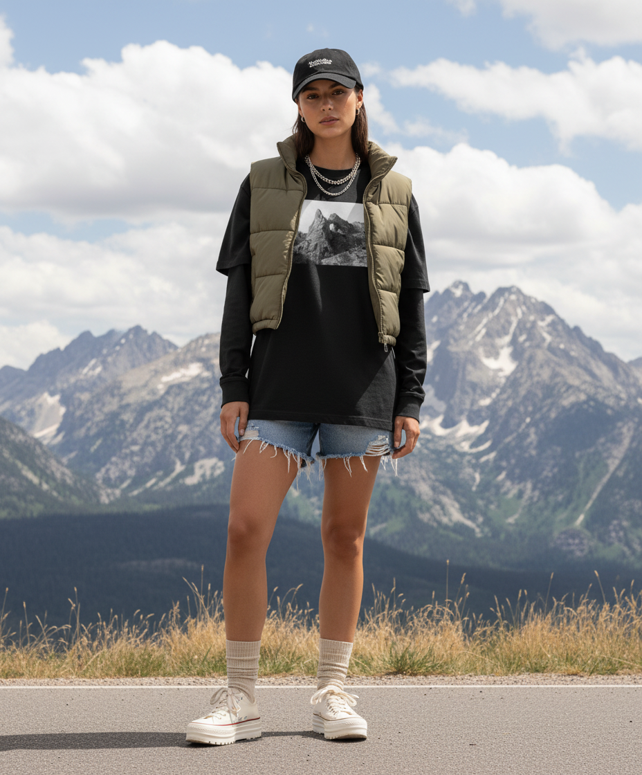Great Basin Arch, National Park, Landscape, Moss Apparel, Unisex T-Shirt Fuel