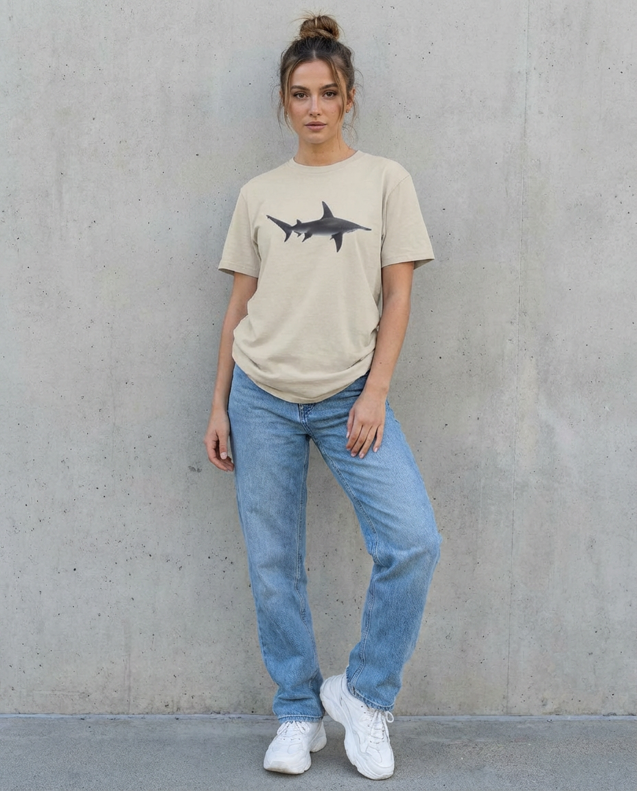 Hammerhead Shark Cruising, Moss Apparel, Shark Style Hoodie Fuel