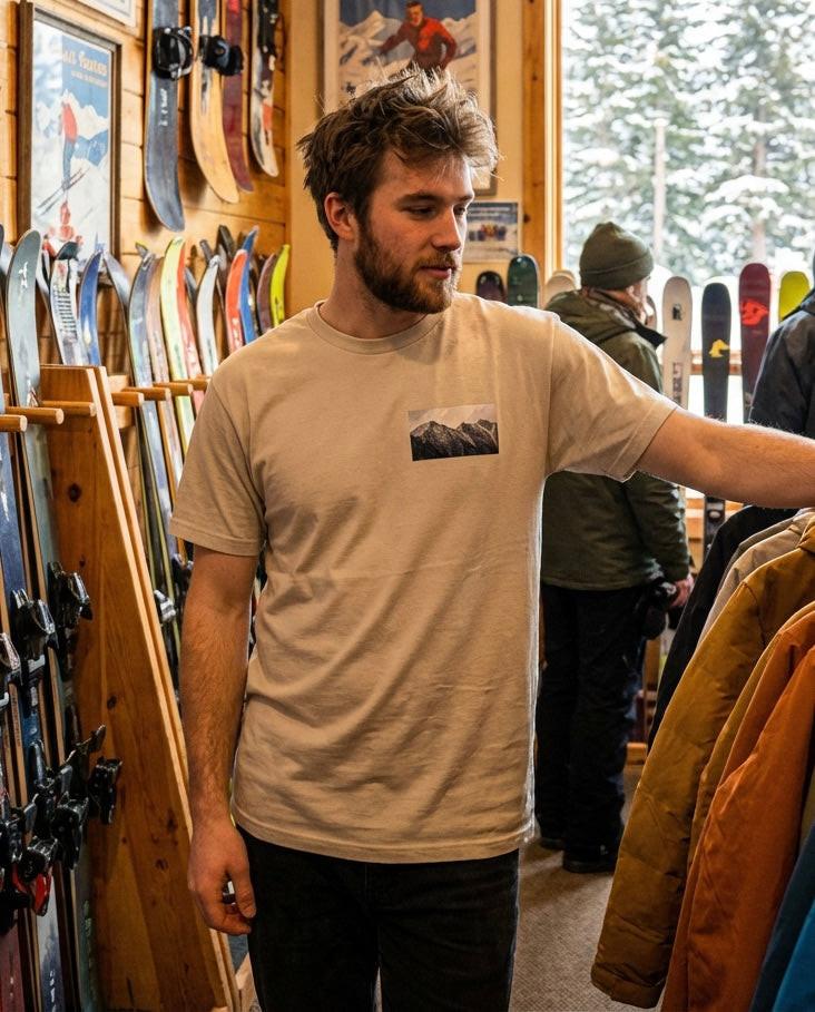 Wyoming Mountain Peaks, The WYldlife Fund, Moss Apparel, Ultra Cotton T-Shirt Fuel