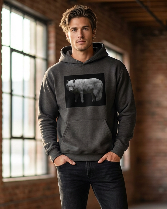 Grey Wolf, Wolf Conservation, Moss Apparel, Hoodie Fuel