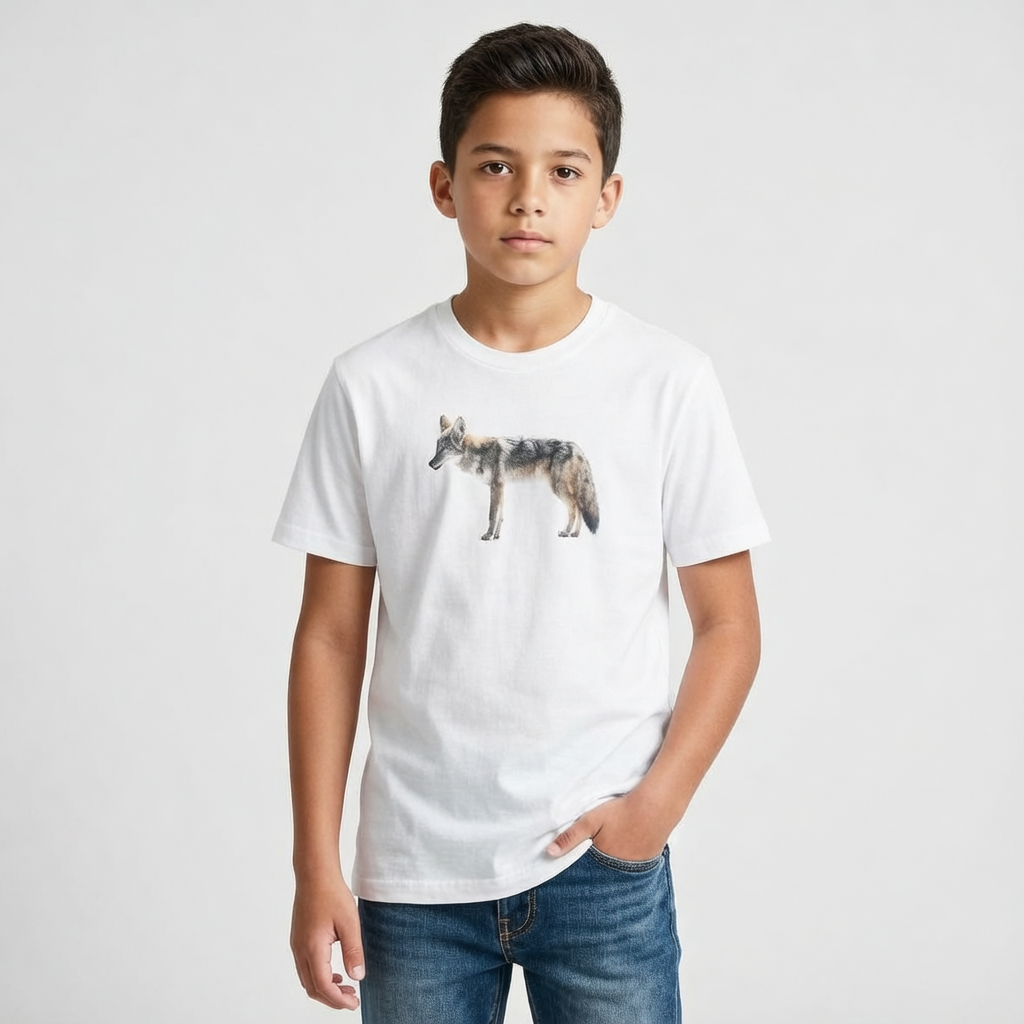 Silly Coyote, Moss Apparel, Youth Ultra Cotton T Fuel