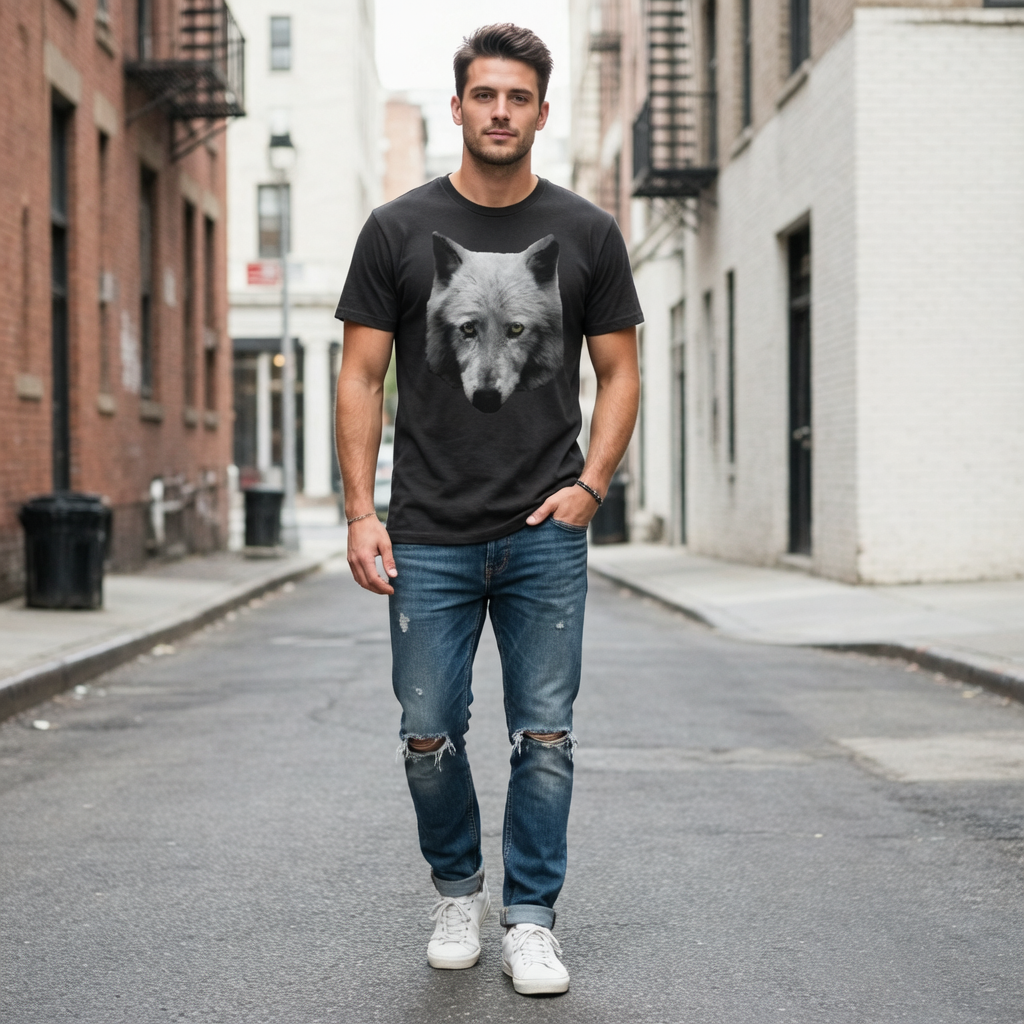 Wolf's Glare, Moss Apparel, Ultra Cotton T-Shirt Fuel