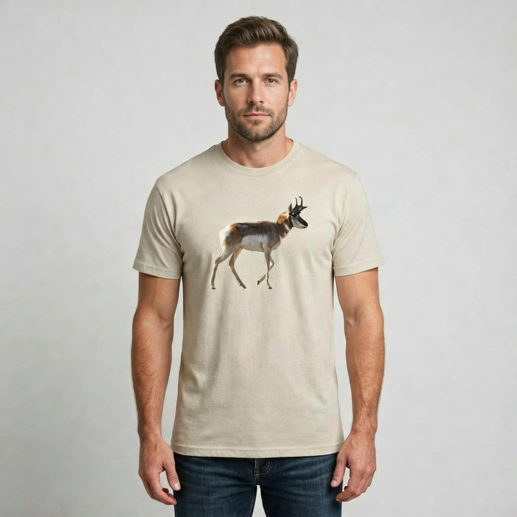 Pronghorn Wander, "WYldlife Fund", Moss Apparel, Ultra Cotton T-Shirt Fuel