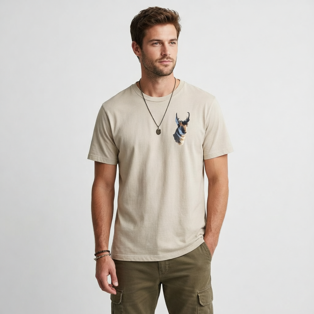 Pronghorn, "WYlife Fund", Moss Apparel, Ultra Cotton T-Shirt Fuel